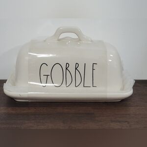 Rae Dunn 'Gobble' Butter Dish